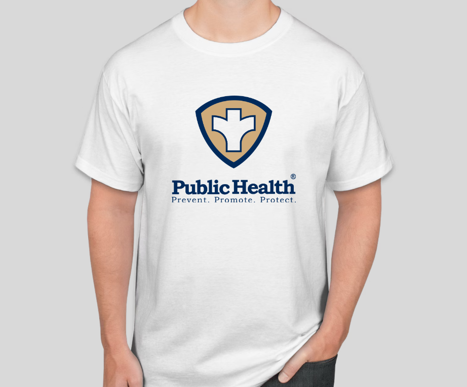 Public Health Logo Shirt - White (Size Small)