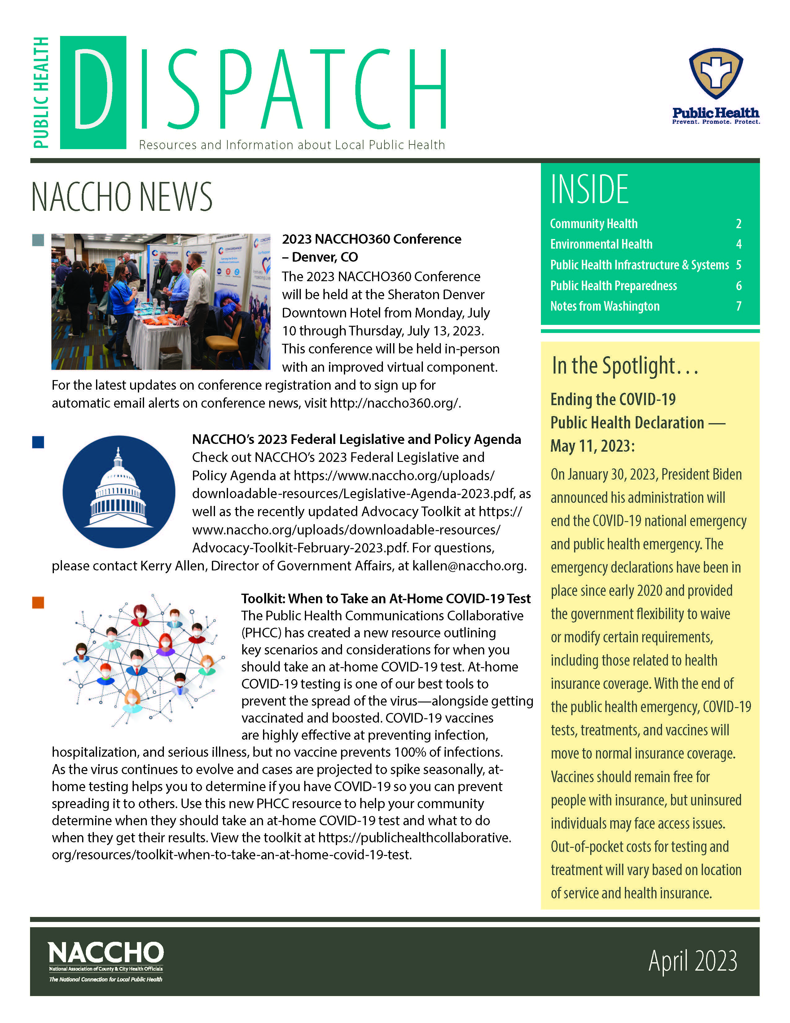 Public Health Dispatch (April 2023) (PDF)
