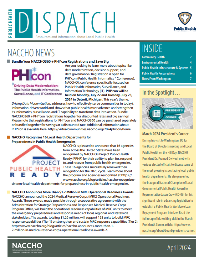 Public Health Dispatch (April 2024) (PDF)