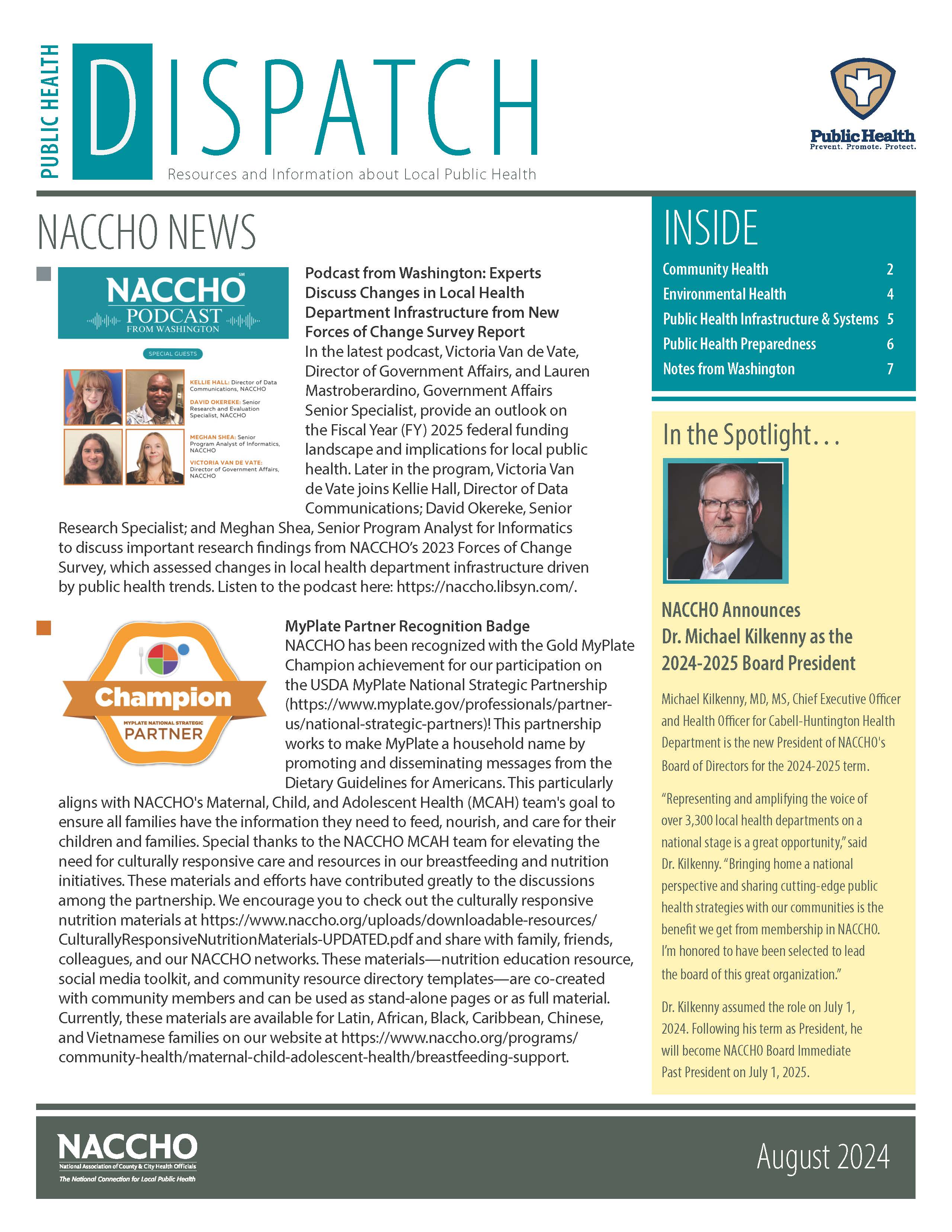 Public Health Dispatch (August 2024) (PDF)
