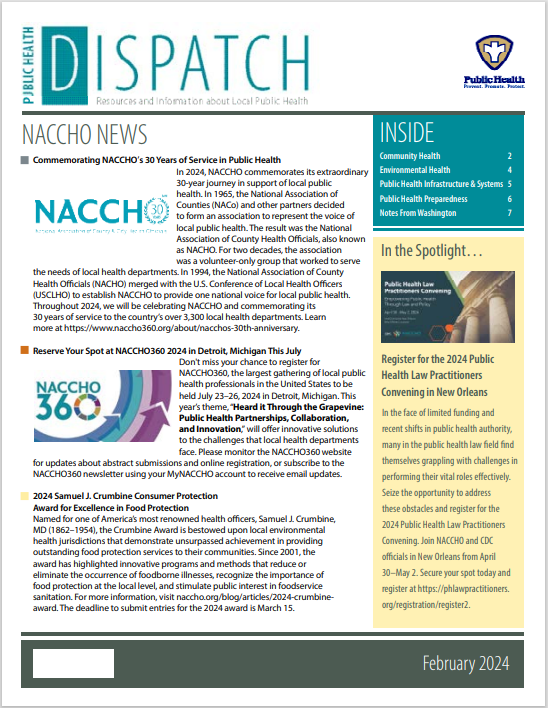 Public Health Dispatch (February 2024) (PDF)