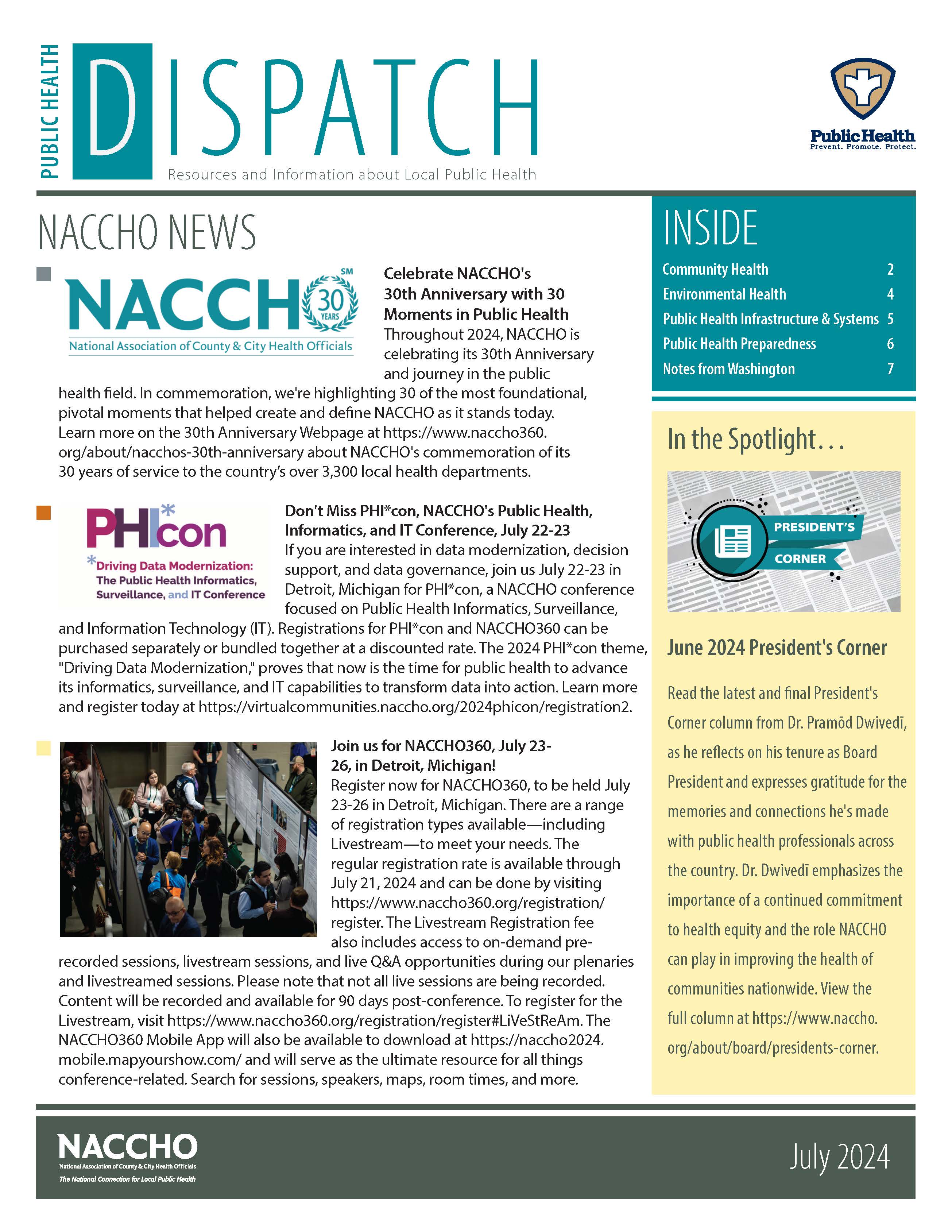 Public Health Dispatch (July 2024) (PDF)