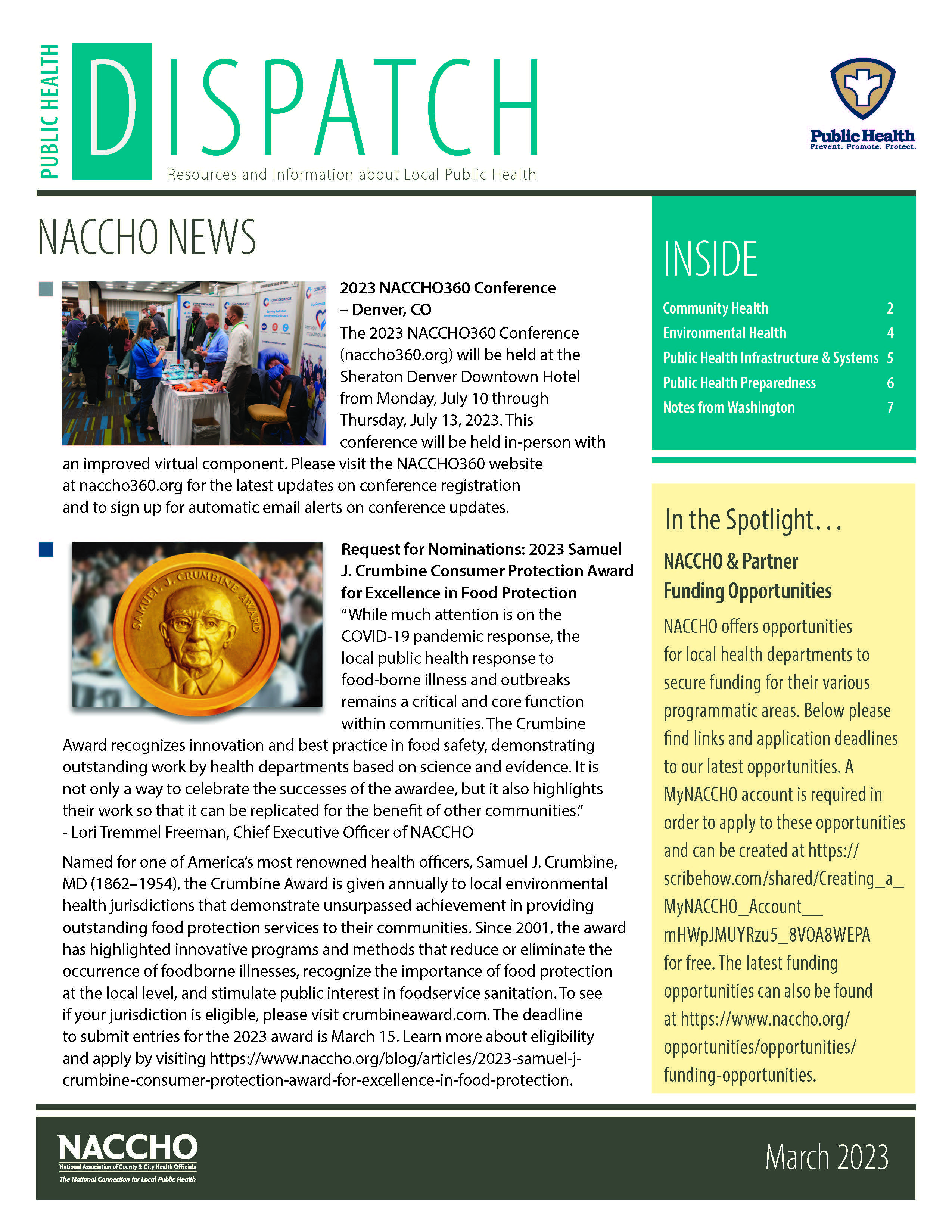 Public Health Dispatch (March 2023) (PDF)