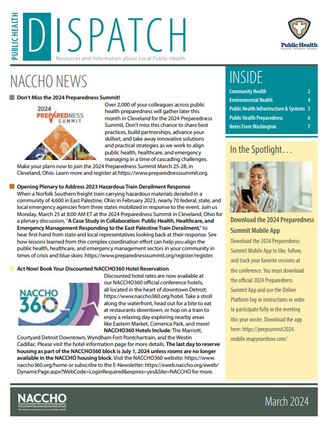 Public Health Dispatch (March 2024) (PDF)
