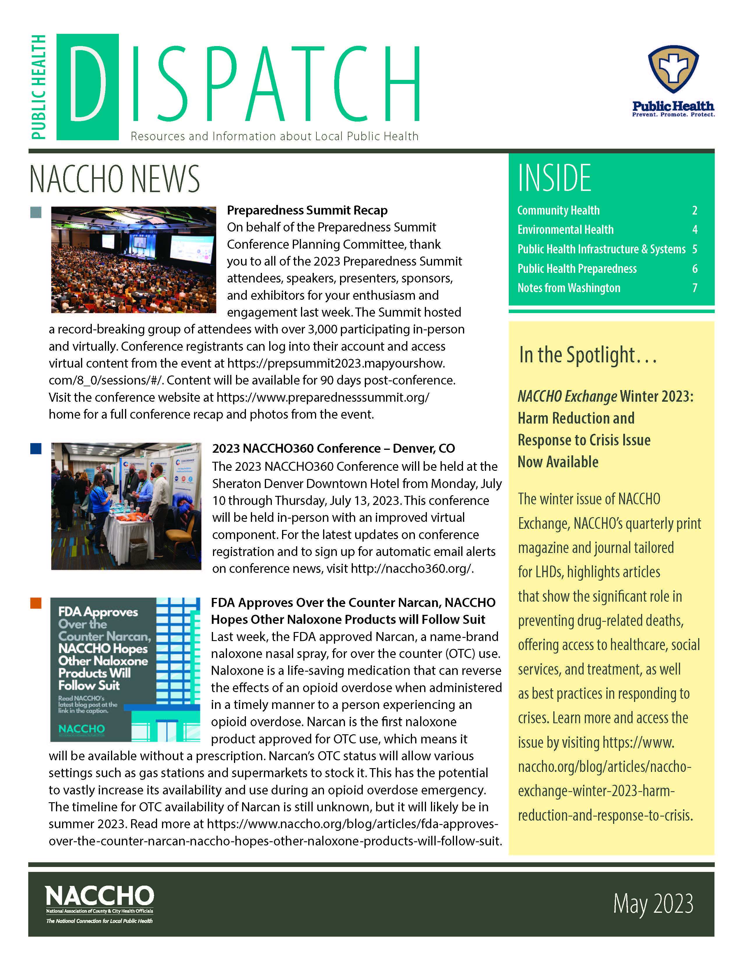 Public Health Dispatch (May 2023) (PDF)