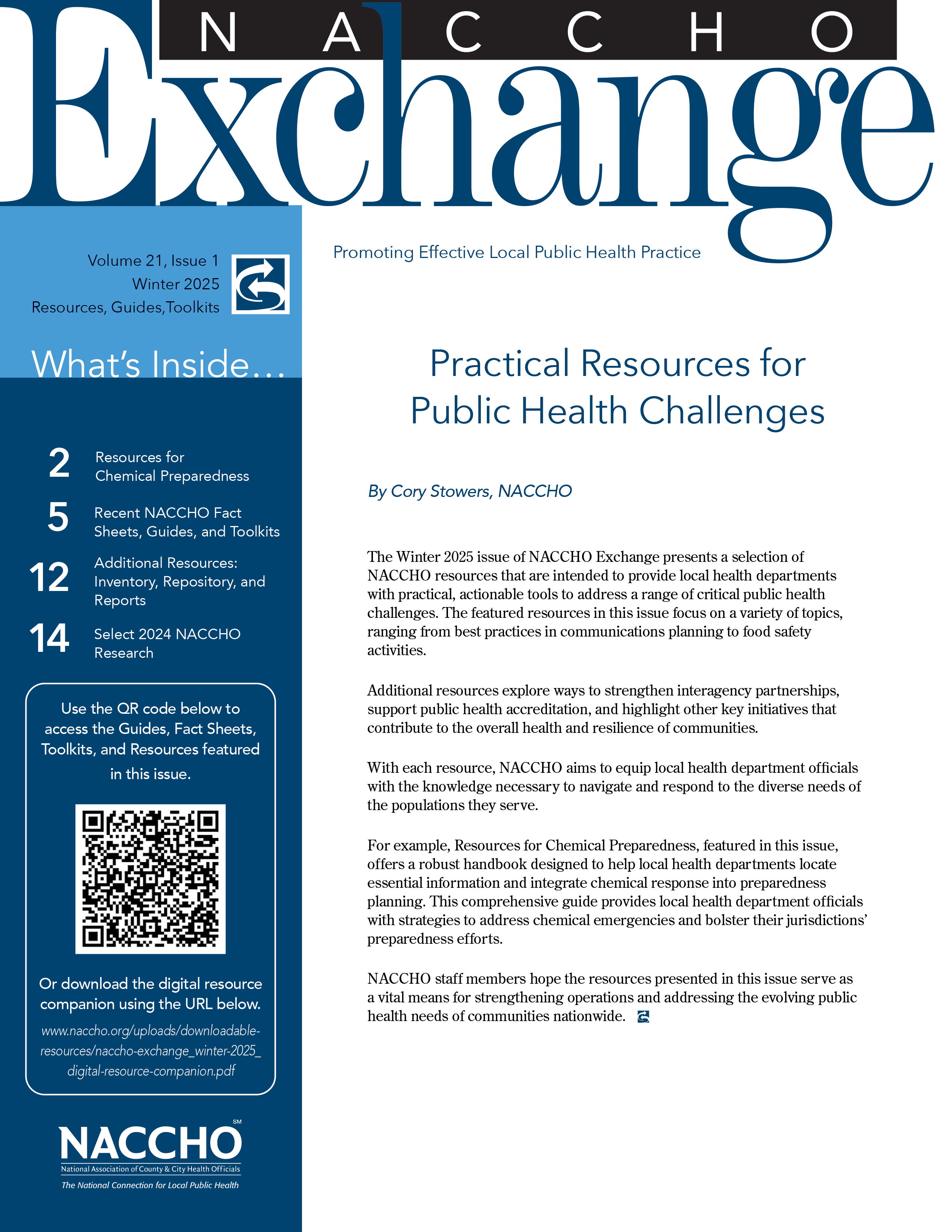 NACCHO Exchange Winter 2025 (PDF)