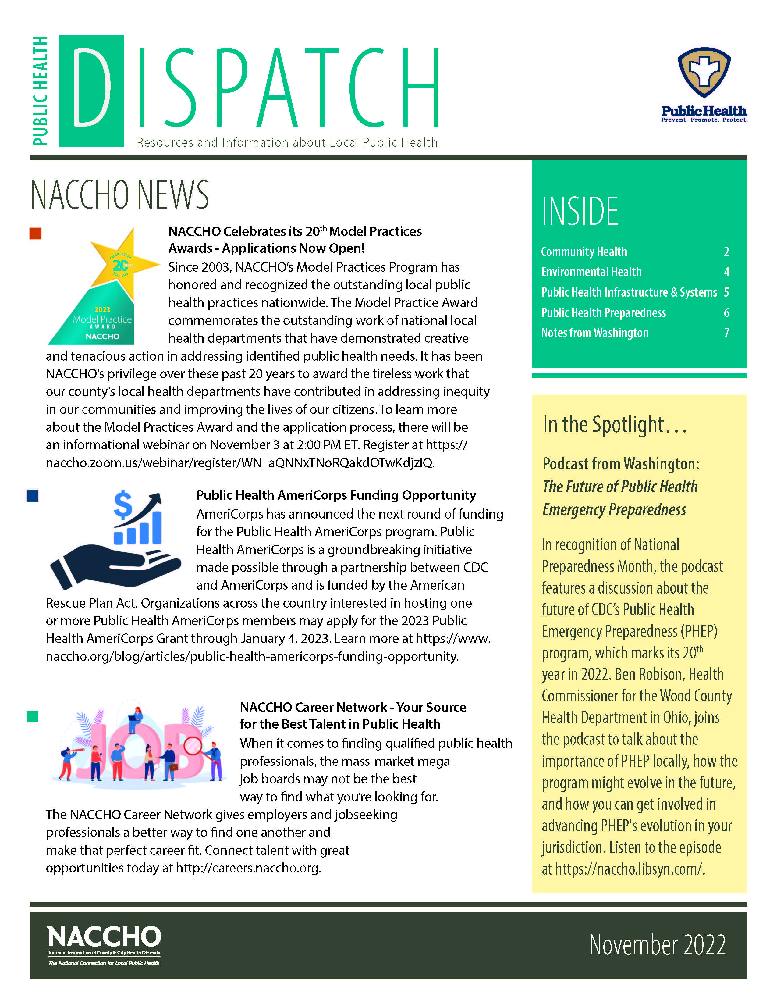 Public Health Dispatch (November 2022) (PDF)