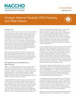 Strategic National Stockpile (SNS) Planning and Tribal Nations (PDF)