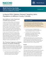Chronic Disease Model Practices Case Study: Jefferson County Health Department Successes in Diabetes Prevention (PDF)