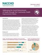 Addressing the Social Determinants of Health through the Community Health Improvement Matrix (PDF)