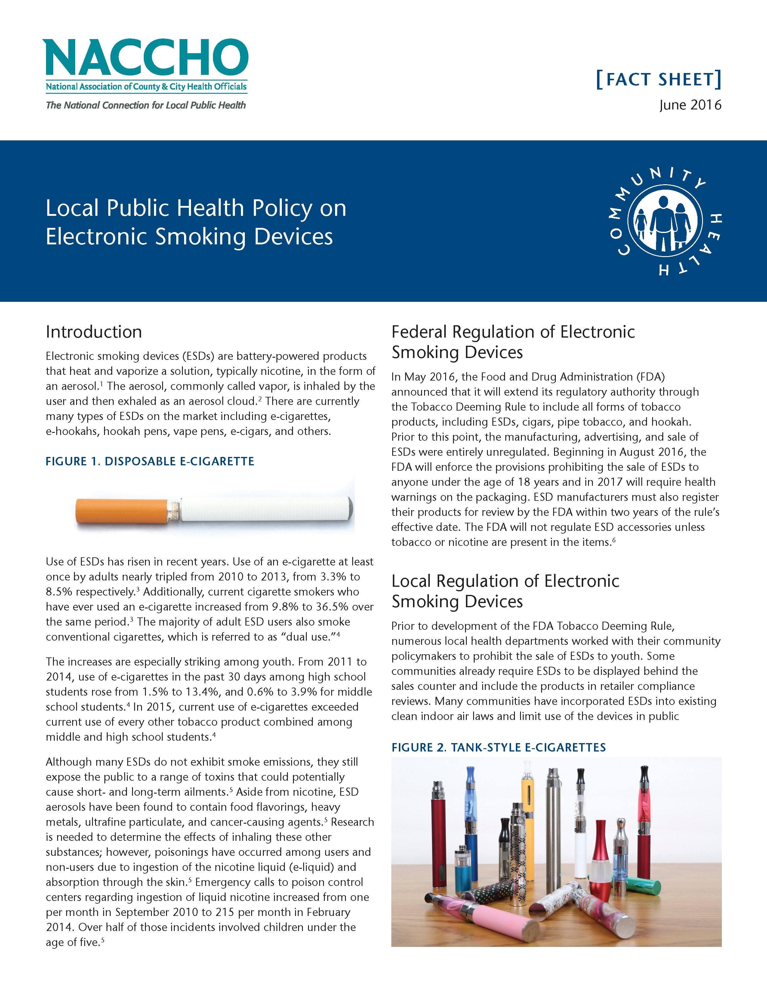 Local Public Health Policy on Electronic Smoking Devices (PDF)