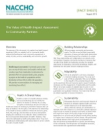 The Value of HIA to Community Partners