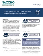 Five Steps for Inclusive Communication: Engaging People with Disabilities PDF