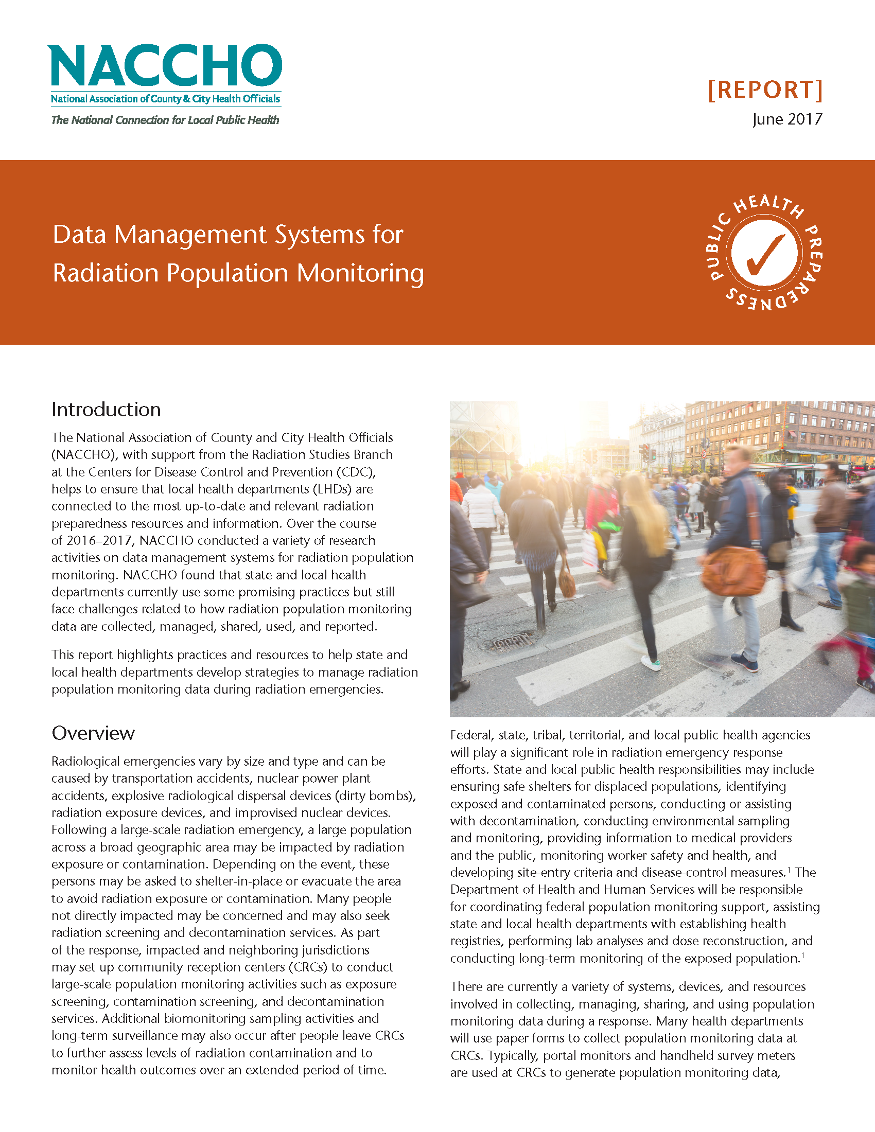 Data Management Systems for Radiation Population Monitoring