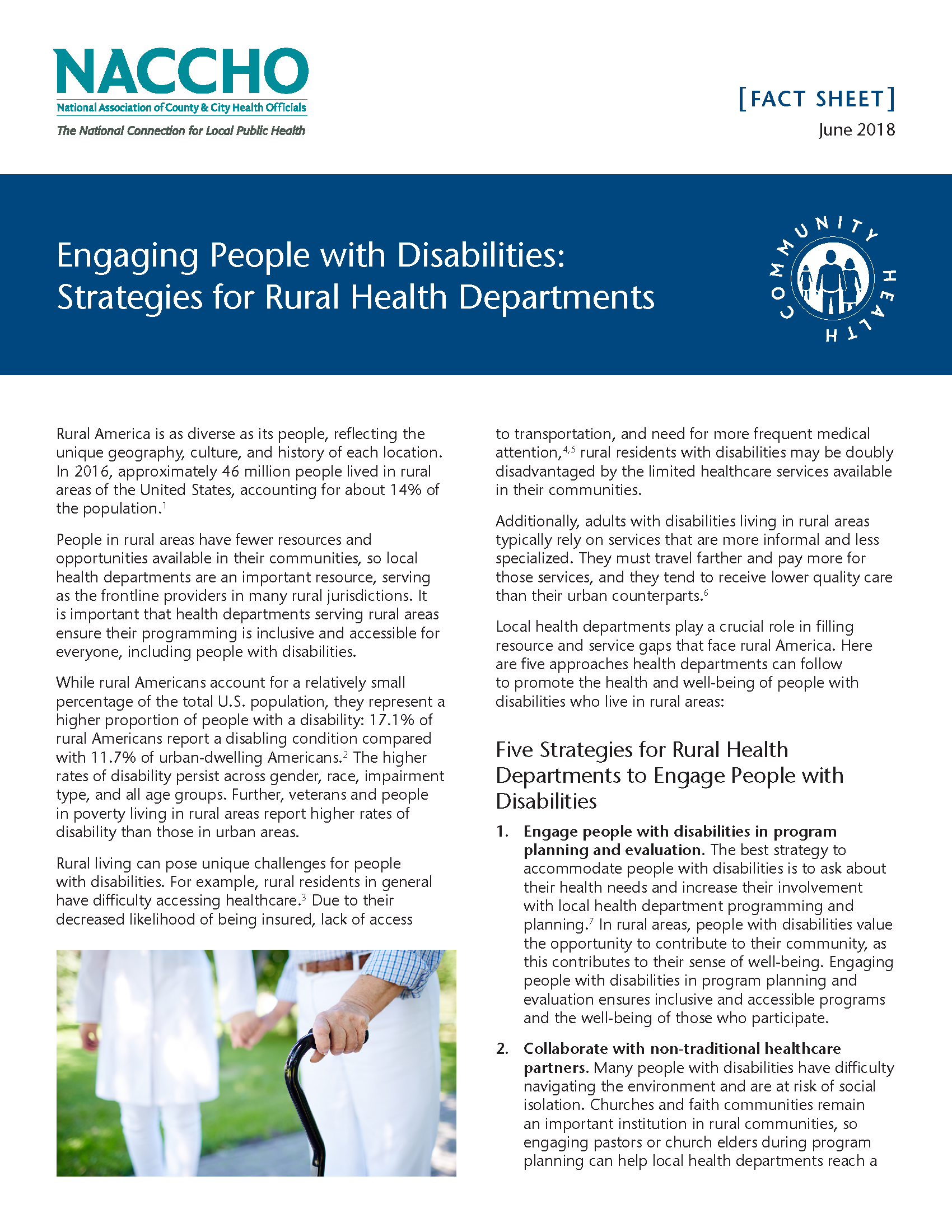 Engaging People with Disabilities:Strategies for Rural Health Departments PDF