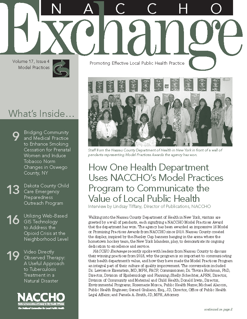 NACCHO Exchange: Model Practices (PDF) 